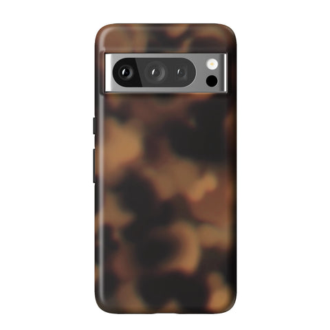 Classic Tortoise Shell Print Tough Phone Case for Pixel 8 Pro