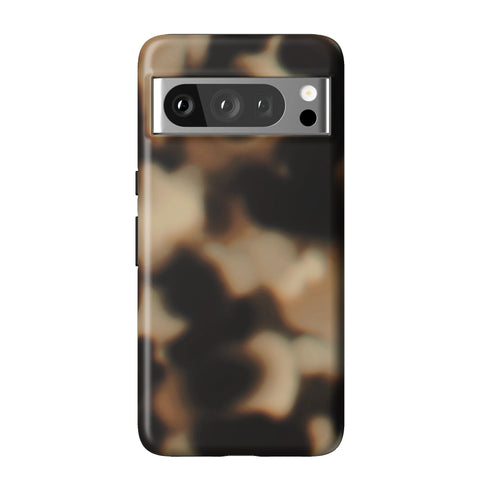 Creamy Tortoise Shell Tough Phone Case for Pixel 8 Pro