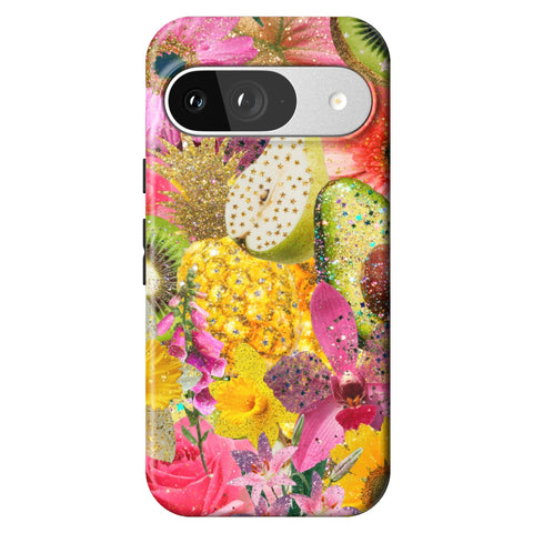 Tropical Fruit Floral Tough Phone Case for Pixel 9