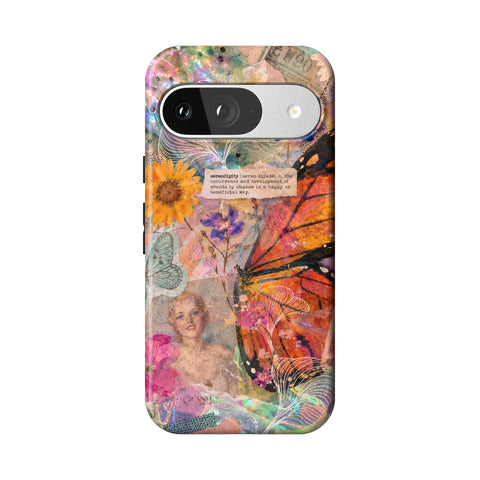 Monarch Collage Tough Phone Case for Pixel 9