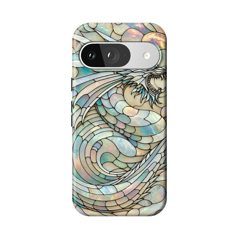 Year of the Dragon Stained Glass Illusion Tough Phone Case for Pixel 9