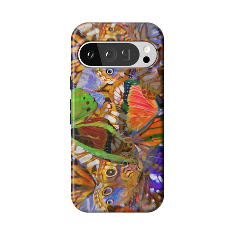 Trippy Butterfly Wings Tough Phone Case for Pixel 9 Pro