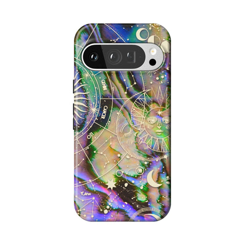 Abalone Zodiac Tough Phone Case for Pixel 9 Pro