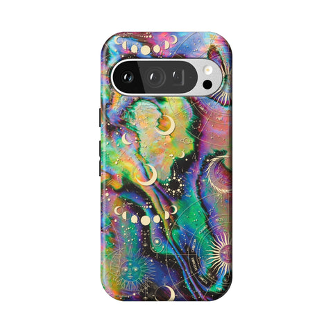 Celestial Zodiac Tough Phone Case for Pixel 9 Pro