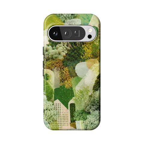 Moss Collage Tough Phone Case for Pixel 9 Pro