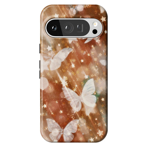 Terracotta Butterfly Tough Phone Case for Pixel 9 Pro