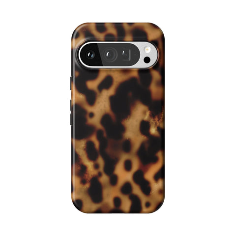 Grunge Tortoise Shell Print Tough Phone Case for Pixel 9 Pro