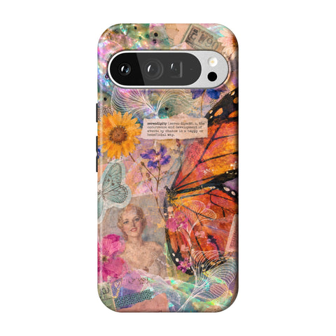 Monarch Collage Tough Phone Case for Pixel 9 Pro XL