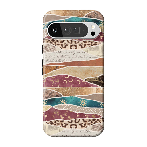 Boho Abstract Tough Phone Case for Pixel 9 Pro XL