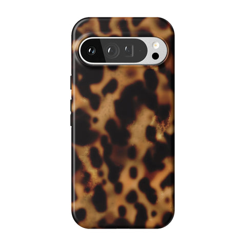Grunge Tortoise Shell Print Tough Phone Case for Pixel 9 Pro XL
