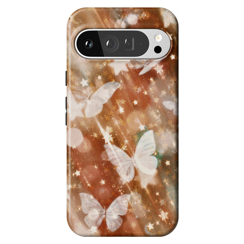 Terracotta Butterfly Tough Phone Case for Pixel 9 Pro XL