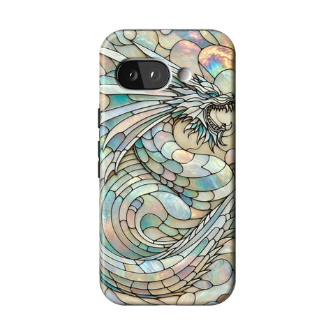 Year of the Dragon Stained Glass Illusion Tough Phone Case for Pixel 9a