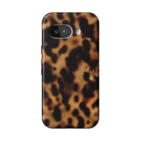 Grunge Tortoise Shell Print Tough Phone Case for Pixel 9a