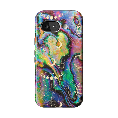 Celestial Zodiac Tough Phone Case for Pixel 9a