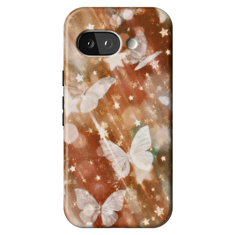 Terracotta Butterfly Tough Phone Case for Pixel 9a