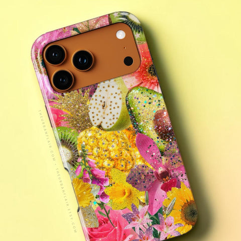 Tropical Fruit Floral Tough Phone Case - The Urban Flair (Feat)