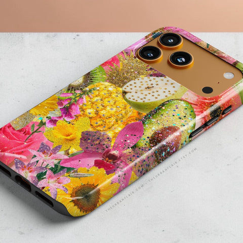 Tropical Fruit Floral Tough Phone Case - The Urban Flair (Feat)