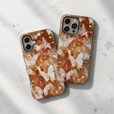 Terracotta Butterfly Tough Phone Case - The Urban Flair (Feat)