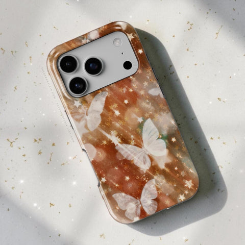 Terracotta Butterfly Tough Phone Case - The Urban Flair (Feat)