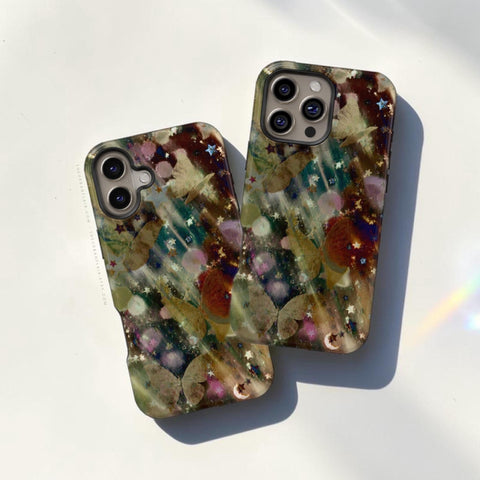 Y2K Whimsigoth Abstract Art Tough Phone Case - The Urban Flair (Feat)