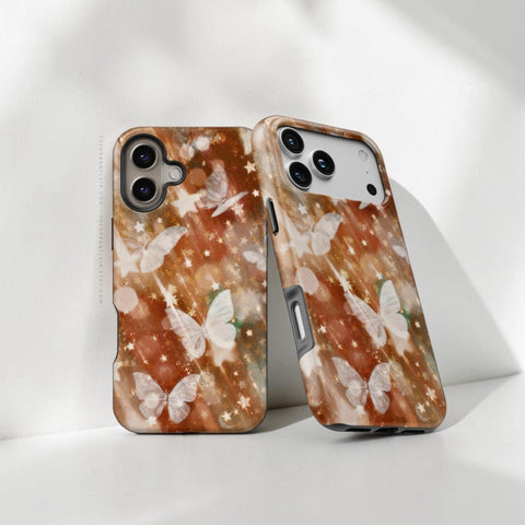 Terracotta Butterfly Tough Phone Case - The Urban Flair (Feat)