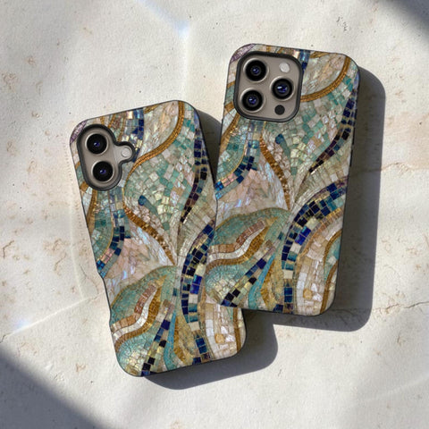 Sea Goddess Mosaic Print Tough Phone Case - The Urban Flair (Feat)