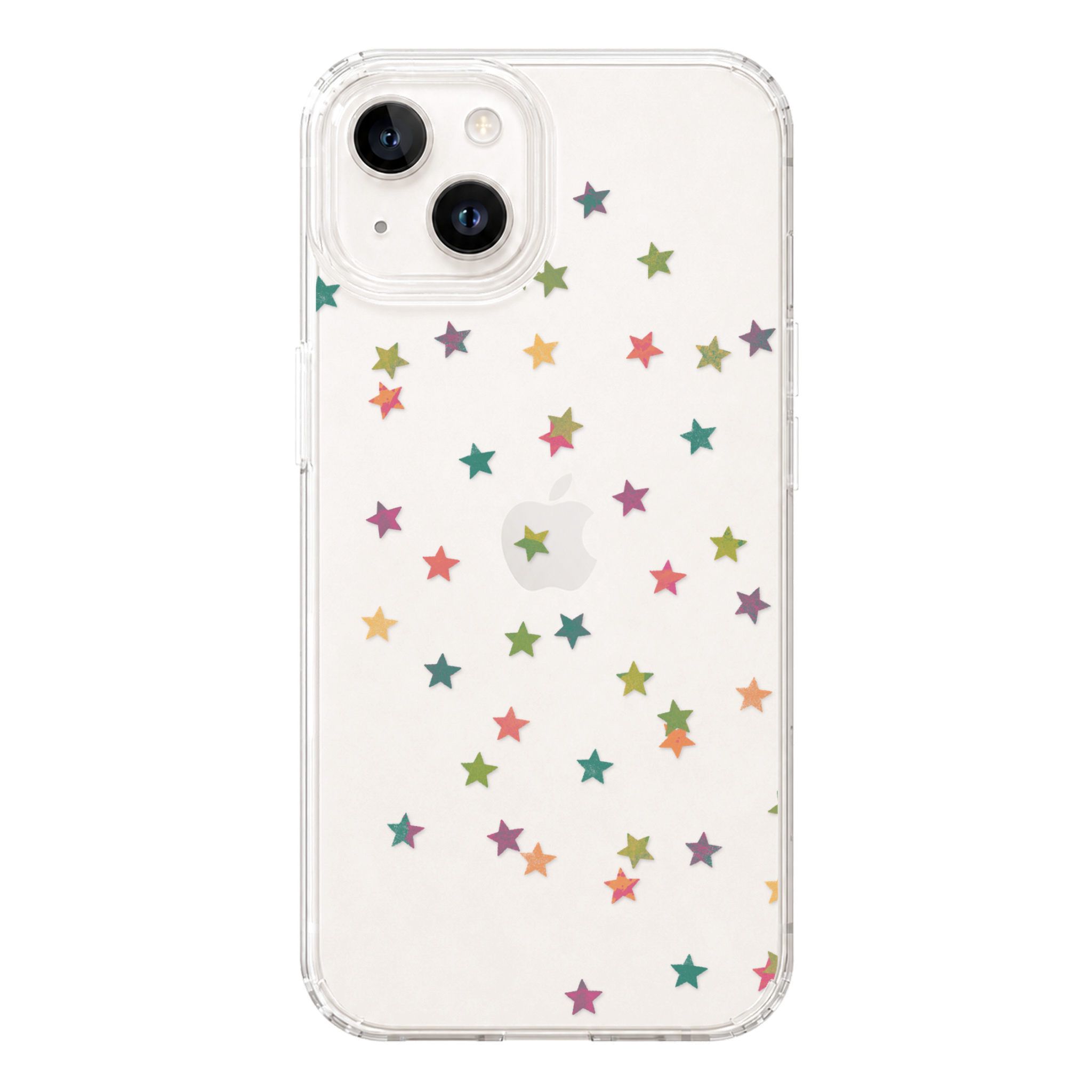 Star Confetti Clear Phone Case