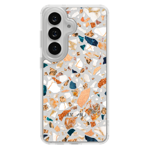 Terrazzo Phone Case For iPhone 17 16 15 14 13 7 8 SE Galaxy S26 S25 shown on Galaxy S26 Plus
