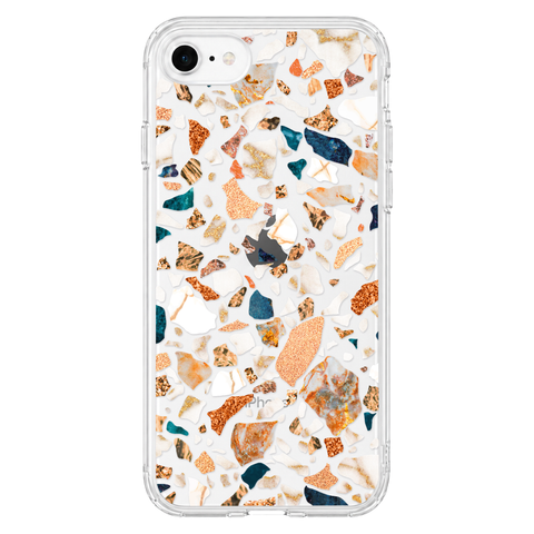 Terrazzo Phone Case For iPhone 17 16 15 14 13 7 8 SE Galaxy S26 S25 shown on iPhone 7/8