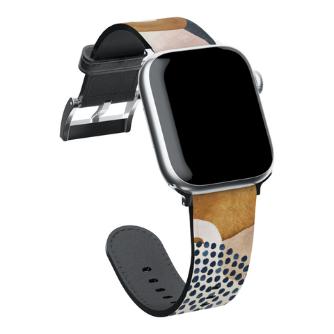 Mid-Century Organic Abstract Shapes Apple Watch Band for Apple Watch - The Urban Flair (Feat)