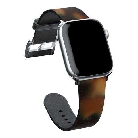 Tortoise Shell Apple Watch Band for Apple Watch - The Urban Flair (Feat)