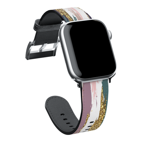 Modern Paint Strokes Apple Watch Band for Apple Watch - The Urban Flair (Feat)