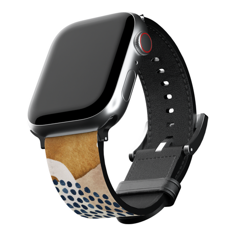 Mid-Century Organic Abstract Shapes Apple Watch Band for Apple Watch - The Urban Flair (Feat)
