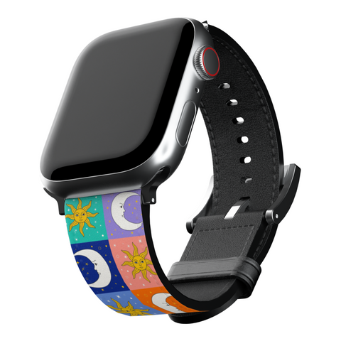 Eclectic Sun and Moon Apple Watch Band for Apple Watch - The Urban Flair (Feat)