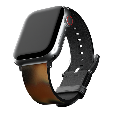 Tortoise Shell Apple Watch Band for Apple Watch - The Urban Flair (Feat)