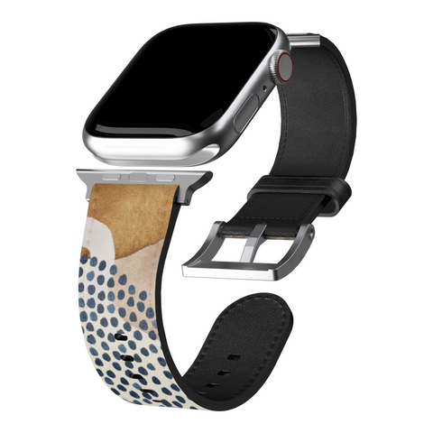 Mid-Century Organic Abstract Shapes Apple Watch Band for Apple Watch - The Urban Flair (Feat)