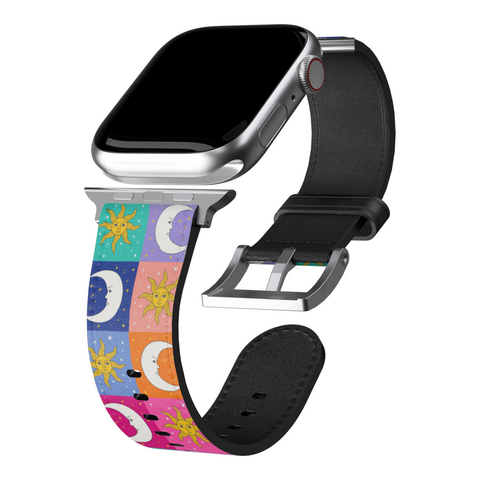 Eclectic Sun and Moon Apple Watch Band for Apple Watch - The Urban Flair (Feat)