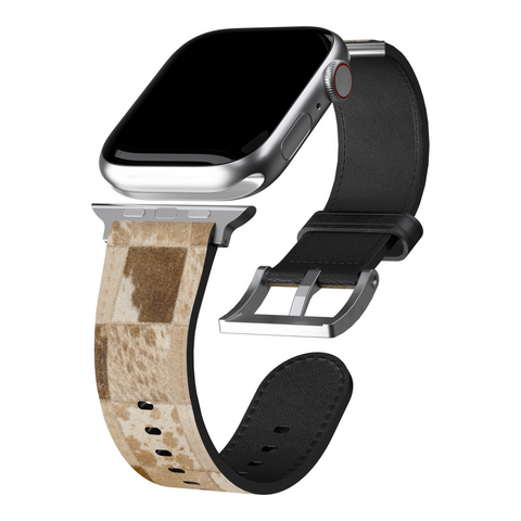 Y2K Blonde Cow Print Apple Watch Band for Apple Watch - The Urban Flair (Feat)