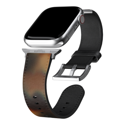 Tortoise Shell Apple Watch Band for Apple Watch - The Urban Flair (Feat)