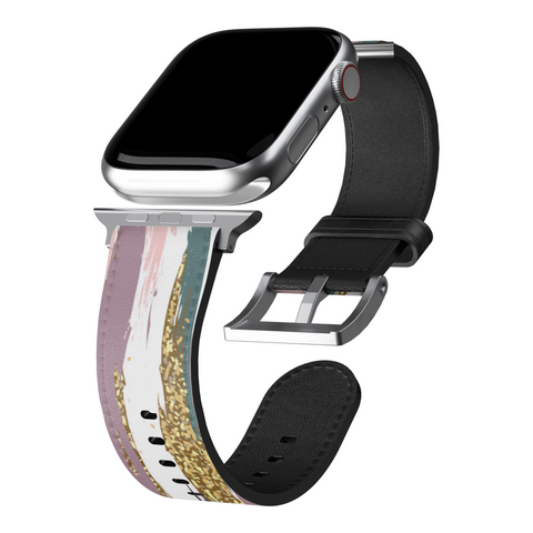 Modern Paint Strokes Apple Watch Band for Apple Watch - The Urban Flair (Feat)
