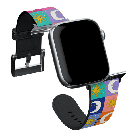 Eclectic Sun and Moon Apple Watch Band for Apple Watch - The Urban Flair (Feat)