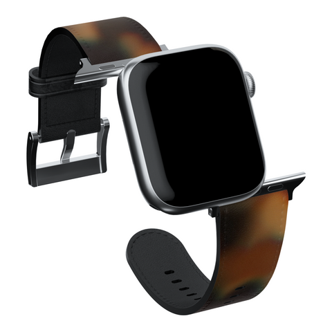 Tortoise Shell Apple Watch Band for Apple Watch - The Urban Flair (Feat)