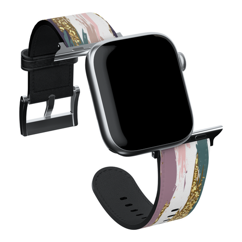Modern Paint Strokes Apple Watch Band for Apple Watch - The Urban Flair (Feat)