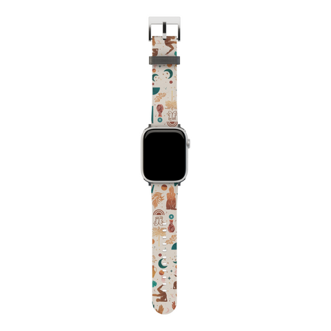 Modern Boho Mid Century Apple Watch Band for Apple Watch - The Urban Flair (Feat)
