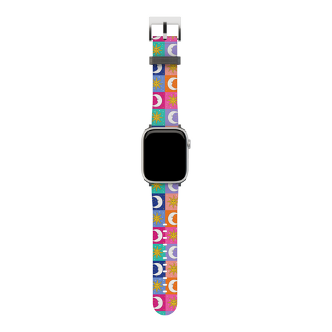 Eclectic Sun and Moon Apple Watch Band for Apple Watch - The Urban Flair (Feat)