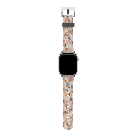 Rose Gold Abalone Shell Print Apple Watch Band for Apple Watch - The Urban Flair (Feat)