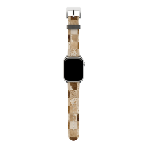 Y2K Blonde Cow Print Apple Watch Band for Apple Watch - The Urban Flair (Feat)
