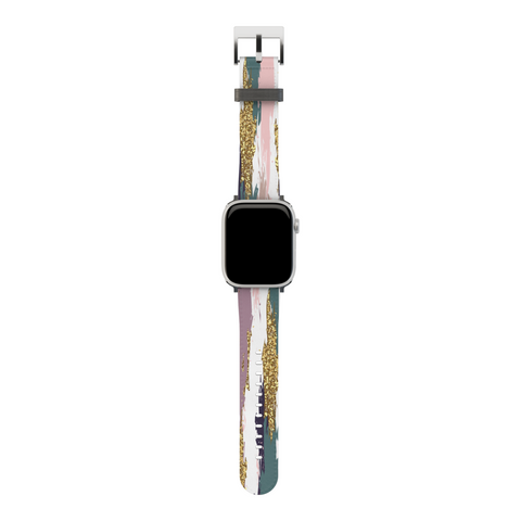Modern Paint Strokes Apple Watch Band for Apple Watch - The Urban Flair (Feat)