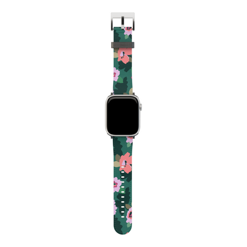 Emerald Floral Apple Watch Band for Apple Watch - The Urban Flair (Feat)