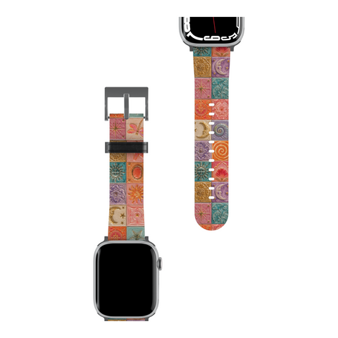 Nautical Whimsy Tiles Apple Watch Band for Apple Watch - The Urban Flair (Feat)